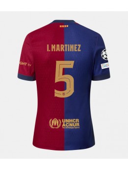 Billige Barcelona Inigo Martinez #5 Hjemmedrakt 2024-25 Kortermet